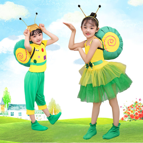 六一儿童小蜗牛动物服可爱卡通服