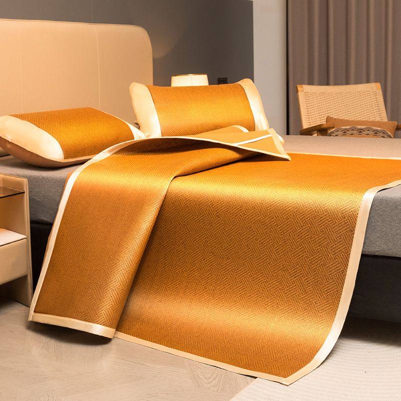 新款艾草冰丝凉席夏季天然纯藤草席床垫夏季老式席子冬夏两用,床上用品,藤席,淘宝优惠券,粉丝福利购,淘宝优惠卷