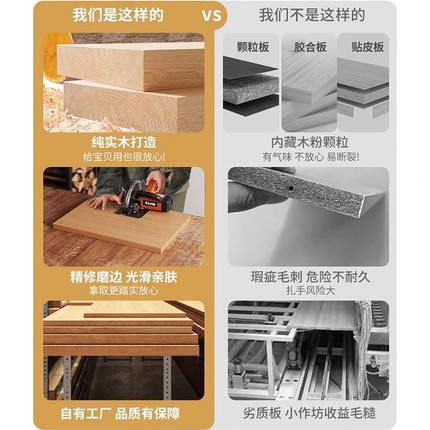 可折叠悬浮书桌长条桌悬空一字板挂墙简易长方形窄桌子全实木家用