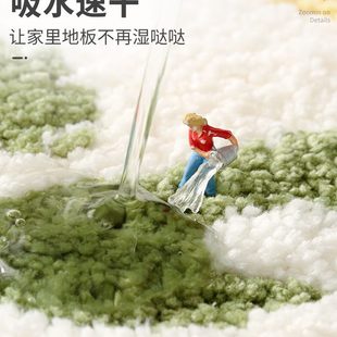 大江卫生间吸水地毯门口卫浴脚垫门垫进门防滑垫厕所浴室家用脚垫