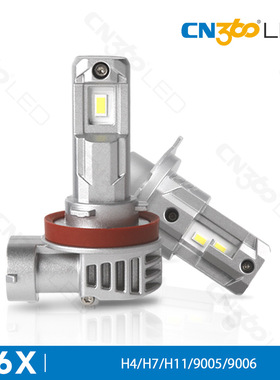 cn360 M6X款40W直插式LED汽车大灯远近光H4/H7/H11/9006厂家直销