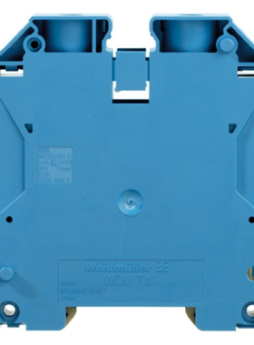 魏德米勒 WDU 70N/35 BL 直通型接线端子 9512420000