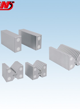 台湾精展GIN 54010-AT铝制导磁块V型导磁块AT2磨床磁块AT1/AT3