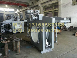 图 直销供应F743X液动扇形盲板阀又称眼镜阀 翻板阀