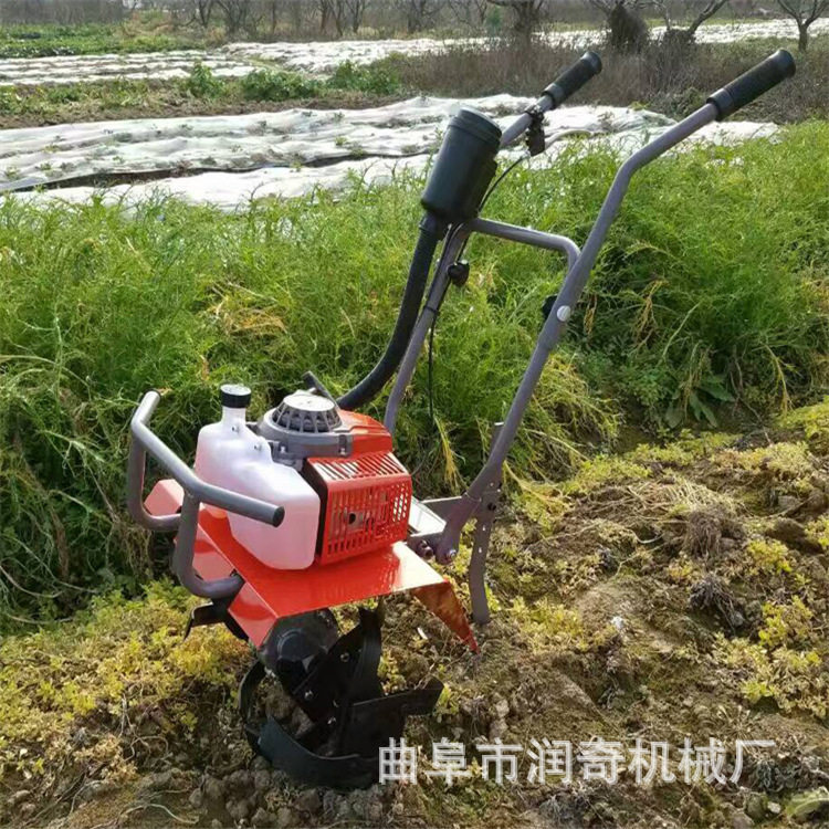 家用四冲程松土水田除草开沟翻地犁地旋耕机现货秒发小型微耕机
