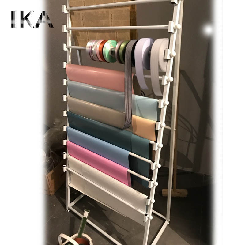 定制订做商超服装店裁缝店专用可拆示布匹卷材窗帘挂货收纳展示架