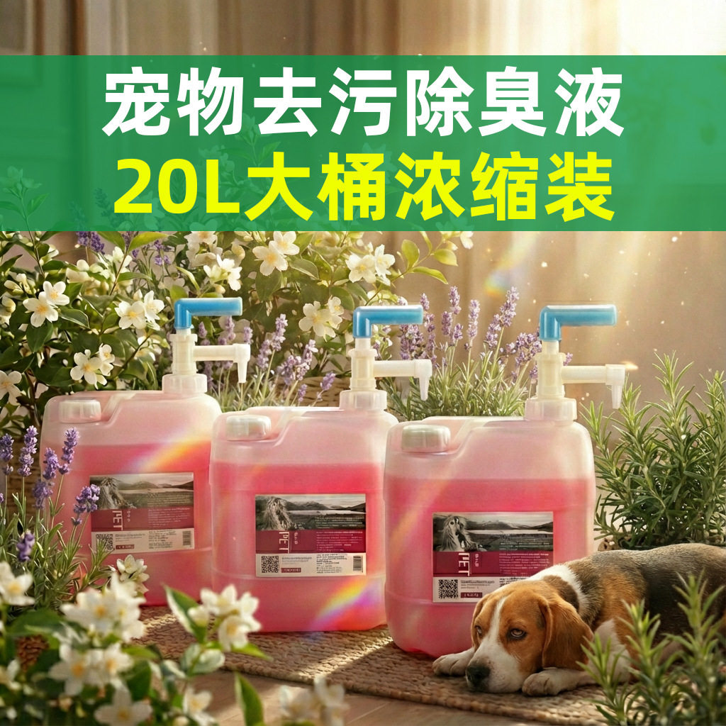 赛恩斯宠物去污除臭液宠物猫砂盆狗窝室内外清洁除臭祛味清洁液