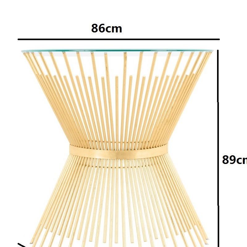 美式轻奢时尚复古半圆玄关桌 酒店 别墅 样板房 软装设计玄关桌