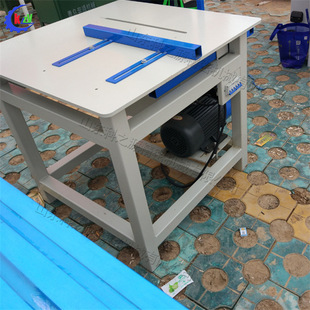 拼接木板横截成成角度锯切设备 纤维板裁板锯 半自动塑料板推台锯