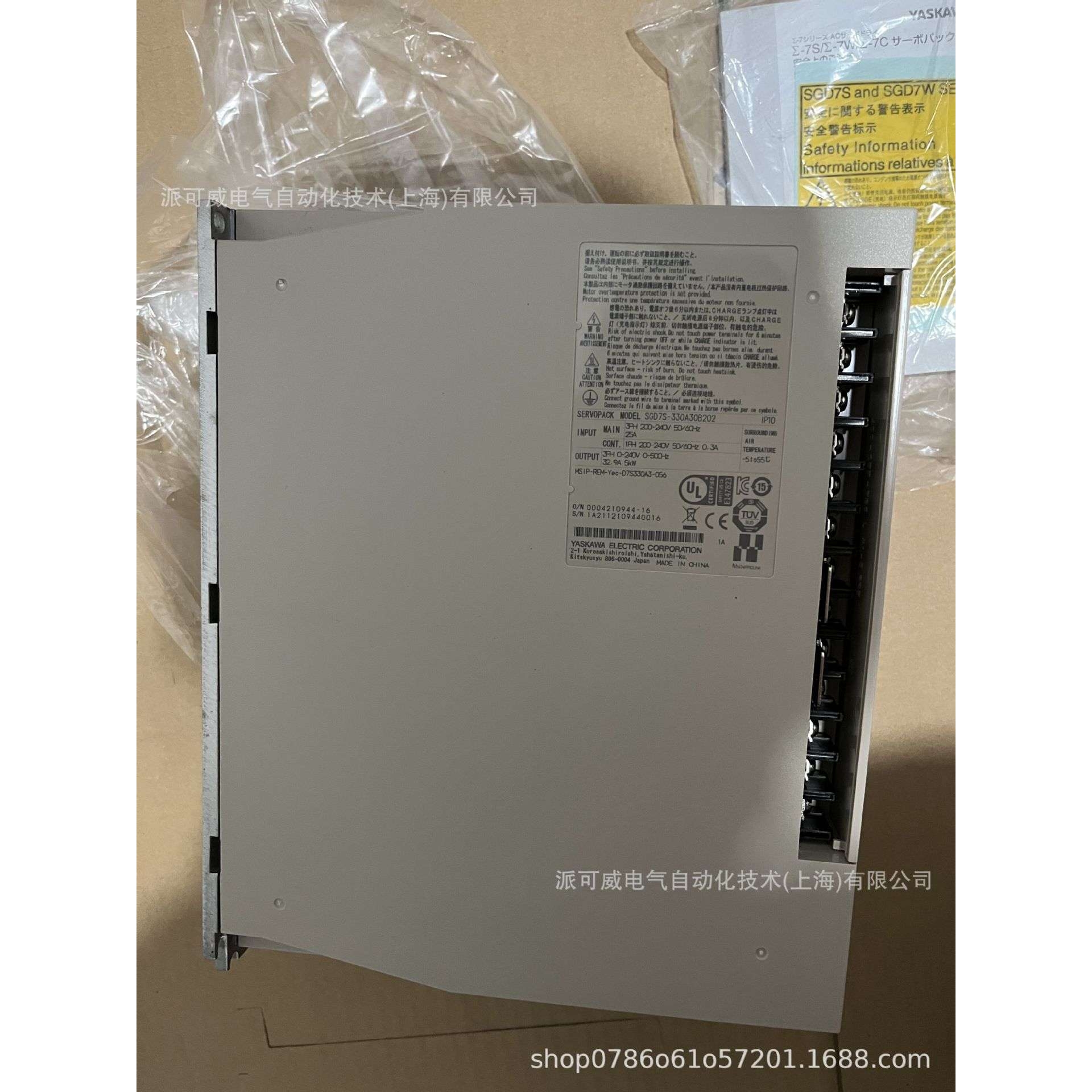 SGD7S-330A30B202  /330A10B202 /330A20A   原装安川驱动器