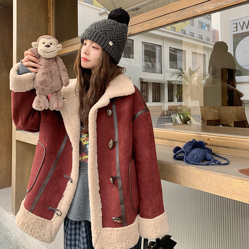 主推爆款现货 2025冬季新款皮毛一体C022-9073-P200-K288