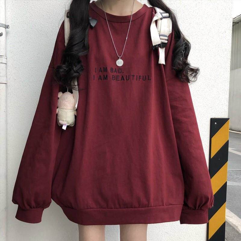 薄款圆领长袖卫衣女2025秋季新款宽松韩版学生字母上衣服女ins潮