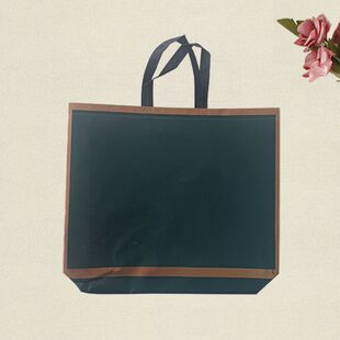 空白无纺布袋子 可印logo外卖袋手提袋现货加急印刷广告覆膜袋