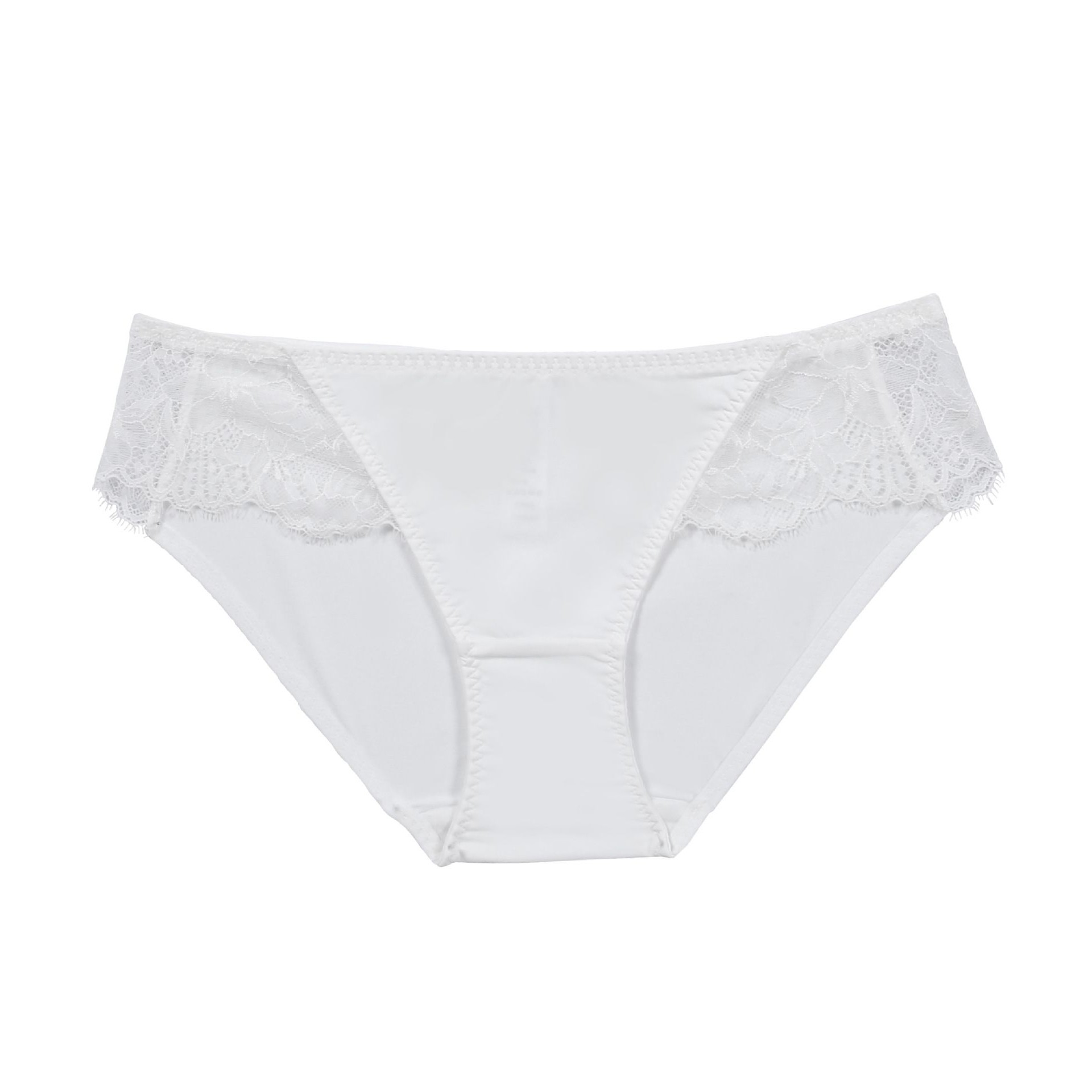 出口白色纯棉抵挡女士内裤 性感中腰腰高开叉蕾丝舒适三角裤薄,女士内衣/男士内衣/家居服,女三角裤,淘宝优惠券,粉丝福利购,淘宝优惠卷