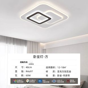 高檔超亮led簡約大氣大廳主燈廣東中山燈具 客廳吸頂燈2025年新款