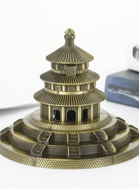 新品 天坛模型古建筑 祈年殿 北京特色旅游纪念品 新中式古典摆件