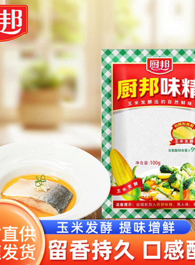 厨邦味精100g小袋无添加家用厨房炒菜火锅煲汤增味调味提鲜调味料