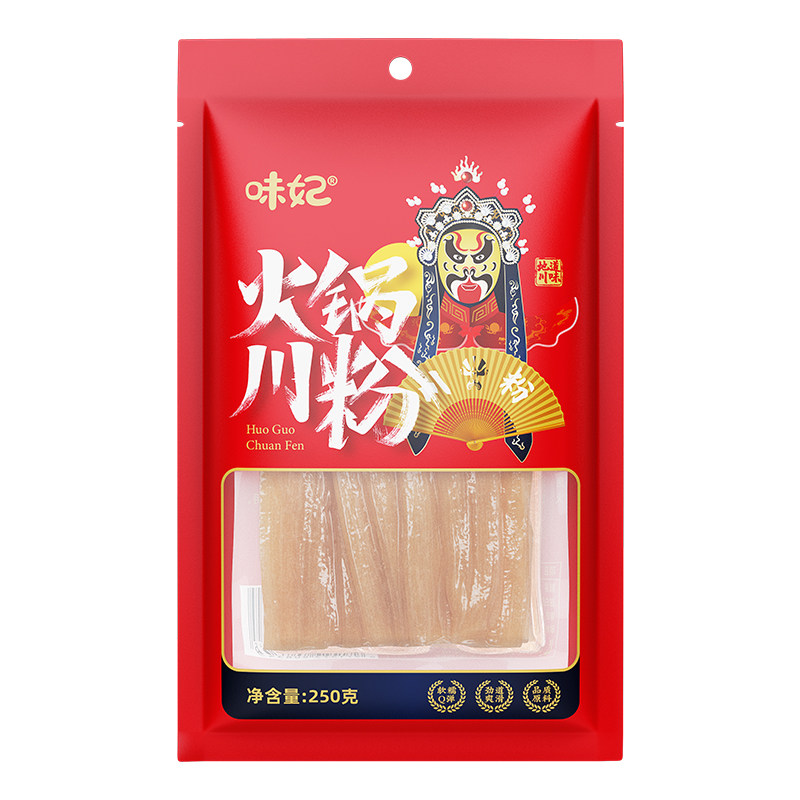 味妃火锅宽粉川粉条250克火锅粉食材免泡速食家庭用火锅冒菜图片