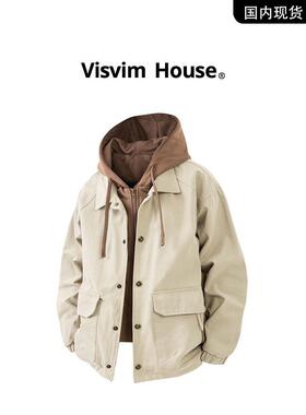 【现货品牌折扣】VISVIM WINGS春秋季新款假两件夹克外套男女同款