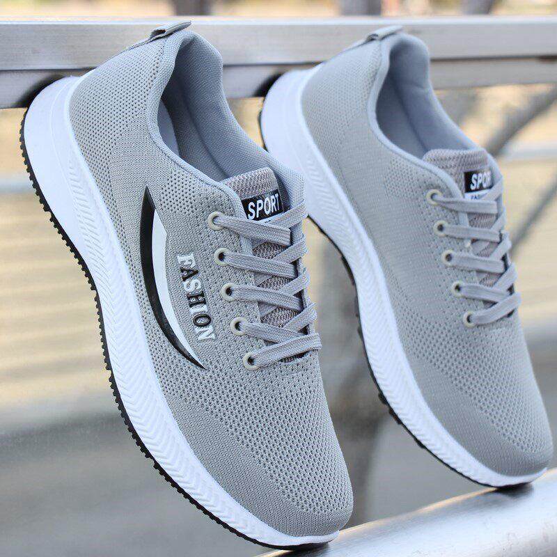 潮牌男鞋夏季透气2025新款潮流防臭网面运动鞋韩版软底休闲 跑步