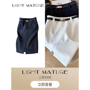 轻成熟2025夏季新款高端超好看裙装职业女士套装裙装包臀裙