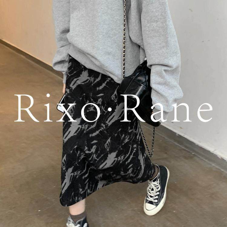 法国Rixo Rane美出境界⭐扎染显瘦半身裙女开叉梨形身材印花a字裙,女装/女士精品,大码半身裙,淘宝优惠券,粉丝福利购,淘宝优惠卷