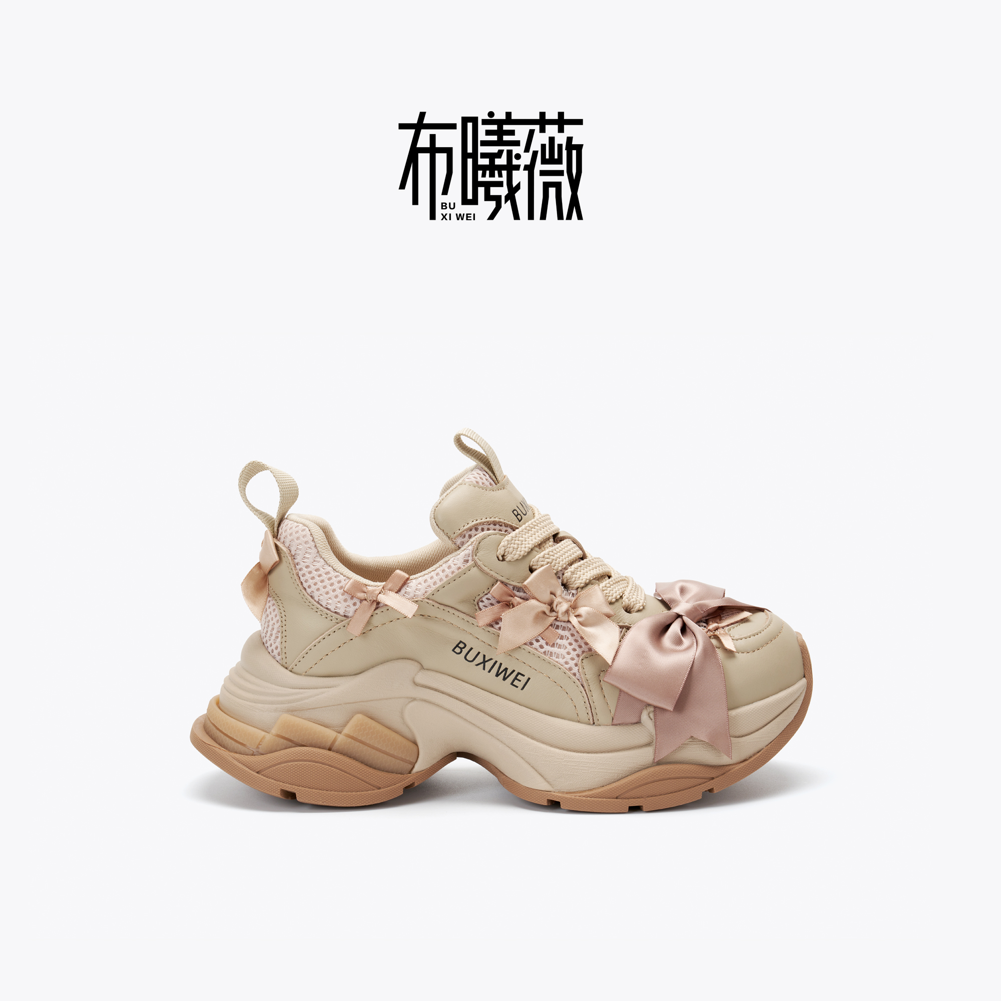 布曦薇女鞋2025秋冬季新款老爹鞋