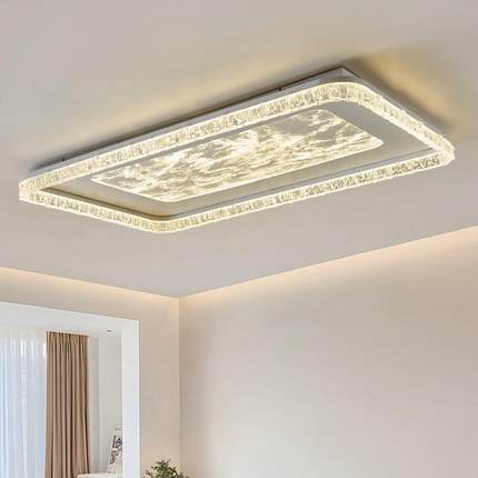 客厅灯现代简约大气2025年新款led吸顶灯高级感主灯全屋 灯具大灯