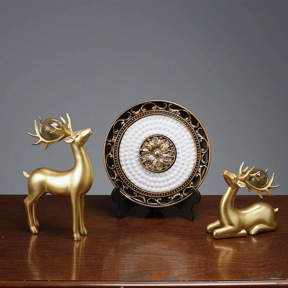 北欧简约现代折纸几何马摆件创意客厅书房装饰柜摆设酒店软装饰品