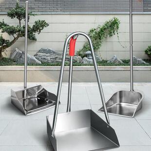 不锈钢簸箕单个撮箕家用撮子加厚戳子大号畚斗扫地灰斗铁皮垃圾铲