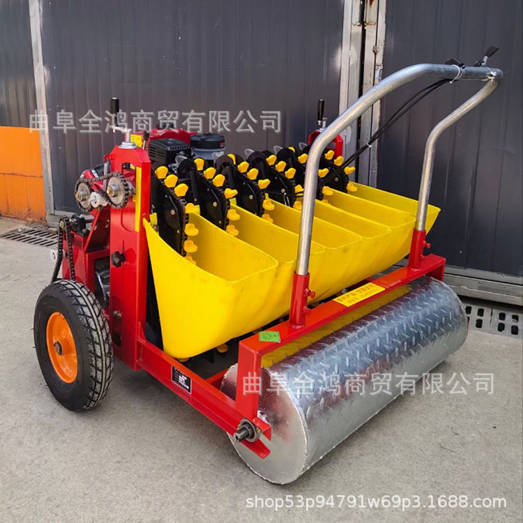 汽油手推大蒜红薯土豆播种机