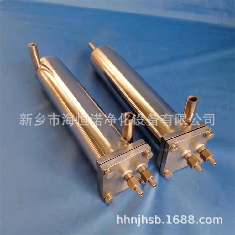 LQT02B壁挂式不锈钢筒型取样冷却器炉水取样不锈钢盘管冷却器