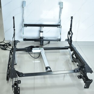 双电动功能沙发铁架极简轻奢头等舱沙发架双脚踏意式极简沙发架