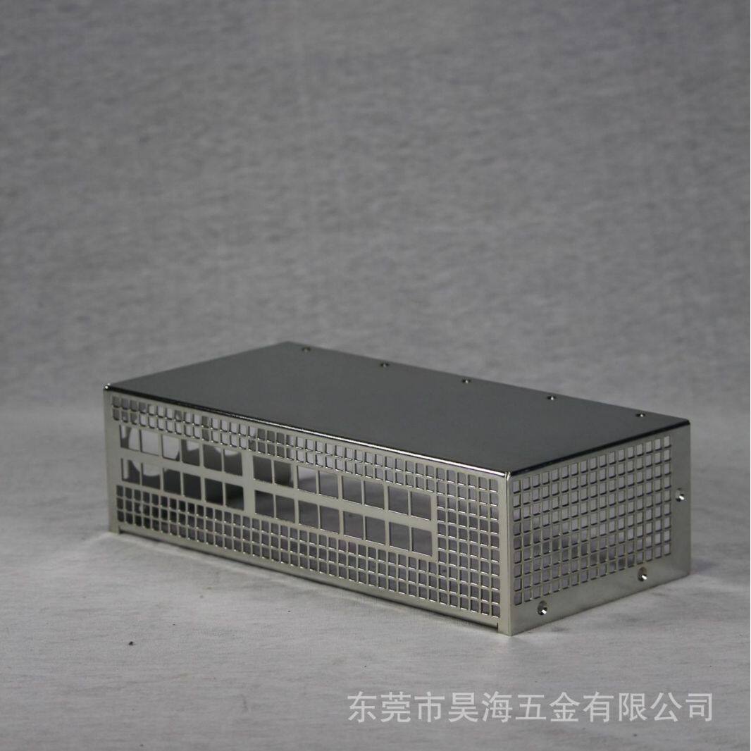 汽车配件加工镀锌处理网孔百叶窗模具成型精密钣金铝板