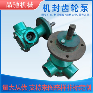 立式 内圆弧机封齿轮泵 砂磨机配件 耐腐 厂家直供耐磨
