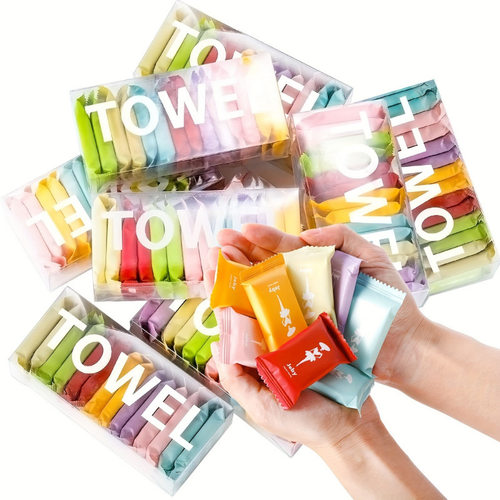 2025跨境新款 Home Cleaning Supplies 加厚压缩型一次性大号面巾
