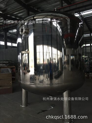 50T/H处理量不锈钢衬胶活性炭过滤器配U-PVC管路