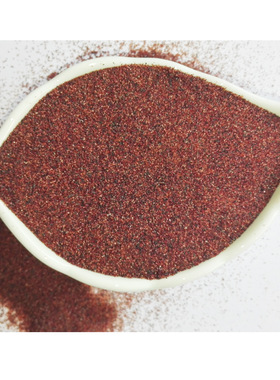 厂家批发连云港红色石榴石水刀沙80A 切割金属耐酸耐磨复合材料