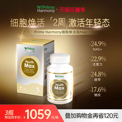 专利成分RiaGev高效补充NAD+