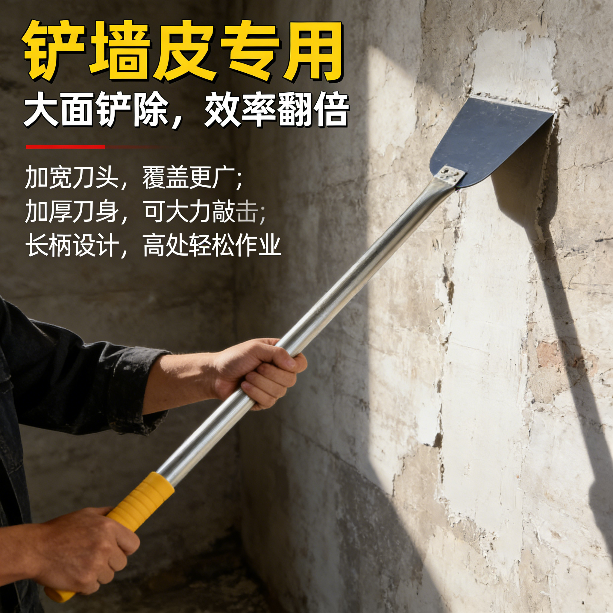 德国铲墙神器墙皮专用工具铲刀清洁刀刮腻子装修锰钢铲灰地面刮子