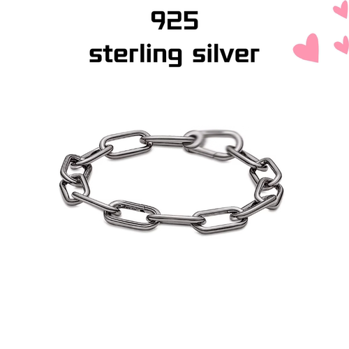 【新品】S925纯银ME系列环链手链素圈DIY简约七夕礼物