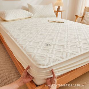 A类抗菌床笠夹棉床罩席梦思床垫保护罩防滑床套床单防螨榻榻米