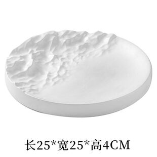 简约现代创意梨子苹果托盘果盘摆件样板房客厅餐厅家居装饰工艺品