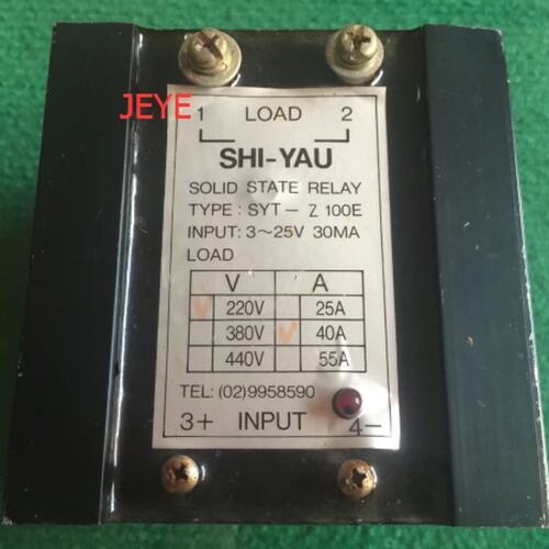 议价SHI-YAU固态继电器SYT-Z100ESYT-Z50ESYT-Z25E