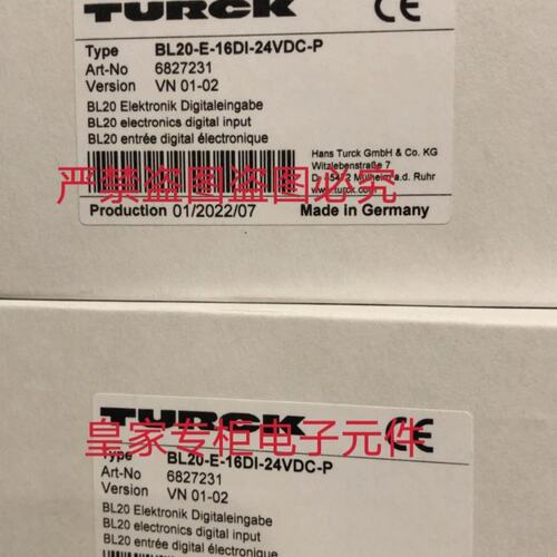 块BL20-E-16DI-24VDC-PBL20-E-8AI-U/I-4PT/BL20-E-16DI-24VDC-P