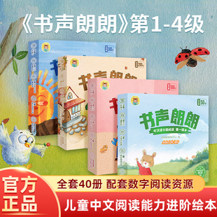 书声朗朗汉语分级阅读绘本识字书认字幼儿认字绘本幼儿园大中小班识字绘本从0基础到自主阅读2-3-4-5-6岁儿童分级阅读中文