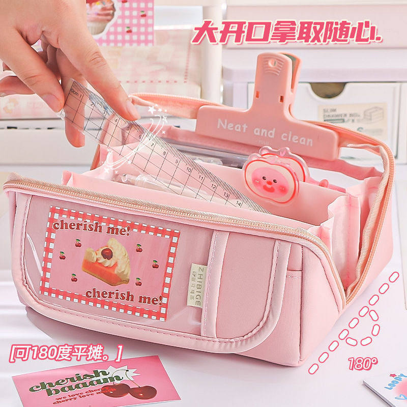 2025新款透明笔袋创意简约多功能中小学生文具铅笔盒大容量文具盒,玩具/童车/益智/积木/模型,笔袋,淘宝优惠券,粉丝福利购,淘宝优惠卷