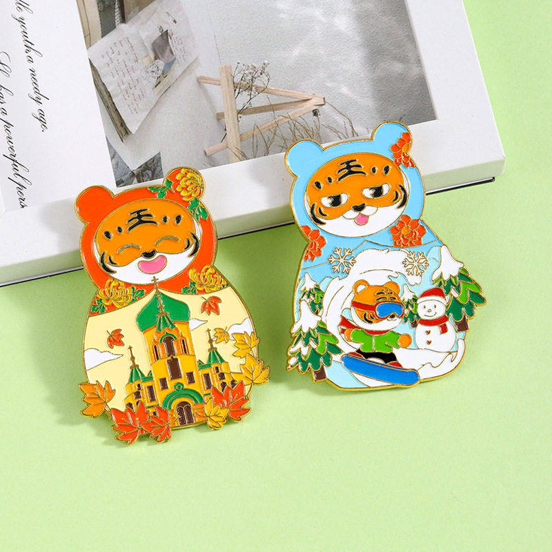 哈尔滨文创创意冰箱贴中央大街索菲亚大教堂东北虎林园合金磁吸贴,家居饰品,冰箱贴,淘宝优惠券,粉丝福利购,淘宝优惠卷