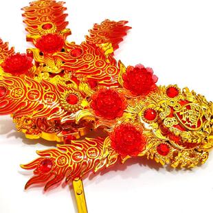 家用潮汕拜神敬佛财神天公插电发光金花插香炉金花神花结婚床头花