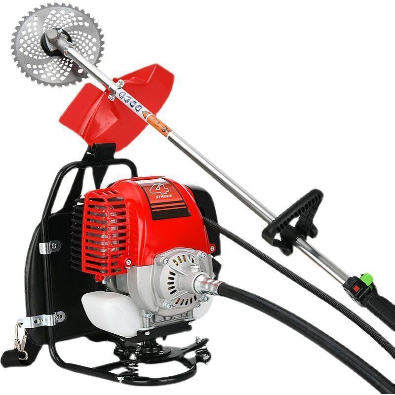 新型割草机汽油新一代四冲程背负式小型家用大功率锄草开荒神器